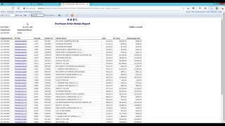 PO Status Report [upl. by Pelaga415]