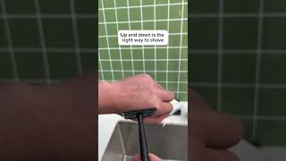 How to use a single blade razor properly✅shaving shavingrazor skincare safetyrazor blades [upl. by Alla]