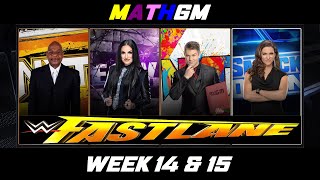 WWE 2K24 MathGM WEEK 14 amp 15 Life In The Fastlane [upl. by Flossi761]