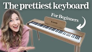 The Prettiest BEGINNER PianoKeyboard REVIEWING DONNERS DDP60 [upl. by Lecram]