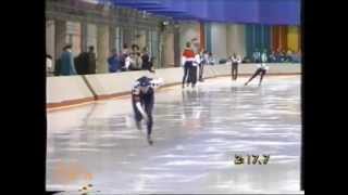 Winter Olympic Games Calgary 1988  5 km Lapuga  Van Gennip WR [upl. by Ellahcim]