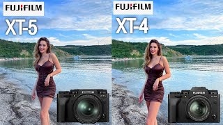 Fujifilm XT5 VS Fujifilm XT4 Camera Test Comparison [upl. by Elodie92]