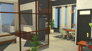 SMALL LUXURY APARTMENT 930 MEDINA STUDIOS 🌆 SIMS 4 SPEED BUILD STOP MOTION NO CC [upl. by Bree966]