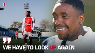 🤝 Steven Bergwijn on his connection with Brobbey amp Van t Schip and his role as captain 👥 [upl. by Ocirederf]