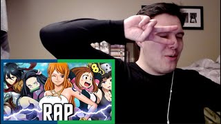 LADIES OF ANIME CYPHER by HalaCG REACTION [upl. by Raviv]