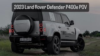 POV 2023 Land Rover Defender P400e [upl. by Fujio29]