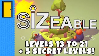 Big Little Secrets  Sizeable  Levels 13 to 21 plus 5 Secret Levels Size Changing Puzzle Game [upl. by Alanson]