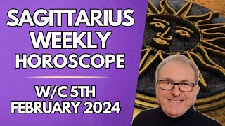 Sagittarius Horoscope Weekly Astrology from 5th February 2024 [upl. by Fenny]