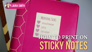 DIY Sticky Notes with Canva  PLANMAS Episode 02 [upl. by Syl148]