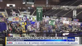 VIDEO Pensacon announces new dates for 2021 [upl. by Aleetha]