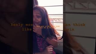 Most people think like her on the train comedy comedy viralshort train [upl. by Alvord]