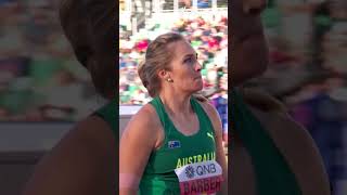 When Aussie Barber made javelin HISTORY in 2022 shorts [upl. by Ahsirhcal]