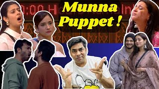 Bigg Boss 17 Munawar Puppet Ayesha Khan Mannara Drama Abhishek shame Vicky Ankita Anurag OUT [upl. by Coleman716]