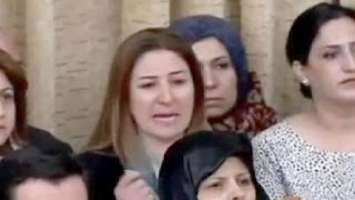 Yazidi MPs emotional appeal to save Iraqs hunted minority [upl. by Gagliano]