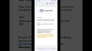 Wipro WILP interview mail wipro wiprowilp interview 2024 viralshorts fyp wilp [upl. by Joachim]