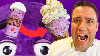 QUE PASA SI AL GRIMACE SHAKE LO HAGO HELADO  Ft GonzaloElCocinero [upl. by Lopes]