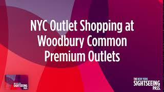 Woodbury Common Outlets Bus Trip  Free for Pass holders [upl. by Elston]