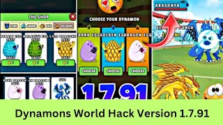 Dynamons World 1791 Hack Version All Egg  One Hit Kill  Dynamons World Ka New Hack Version [upl. by Zerline]