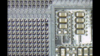 LGA socket pin replacement without a BGA station  more [upl. by Leonteen]