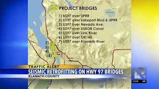 Seismic retrofitting on Highway 97 bridges [upl. by Kempe6]