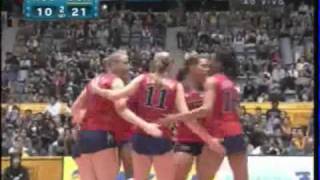 RUSSIA VS USA MUNDIAL FEMENINO VOLEIBOL 2010 2 set [upl. by Cly]