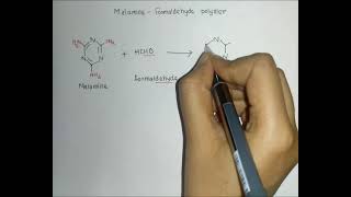 Melamine formaldehyde polymer [upl. by Hellene]