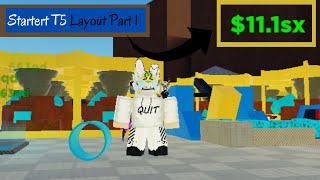 Factory Simulator  Starter T5 Layout  Roblox [upl. by Grosberg940]