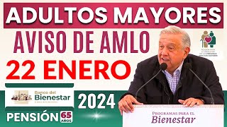 🔴¡GRAN AVISO DE AMLO PARA ADULTOS MAYORES ¡¡ATENCIÓN🔴 [upl. by Doownyl]