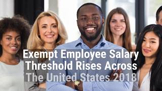 2018 Overtime Exempt Salary Threshold Rises Across United States Be aware Human Resources Management [upl. by Deckert]