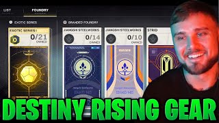 All New Exotics Mythics And Every Weapon In Destiny Rising [upl. by Eiwoh]