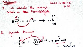 Crossed Cannizzaro Reaction with Mechanism [upl. by Laaspere]