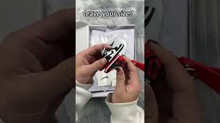 air force 1 white black redleave you sizeshort sneakerhead unboxing getmyplug [upl. by Bazluke794]