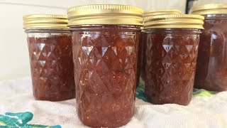 Orange Fig Jam recipe  how to water bath can jam step by step for beginners [upl. by Igal]