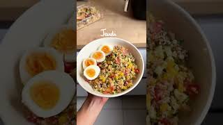 🍴MES IDÉES REPAS DE LA SEMAINE 🍴 recette shorts cooking lunch healthy healthyfood food [upl. by Benildis]