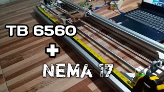 Linear Motion Slider Arduino TB6560 dan Nema 17 [upl. by Adleme459]