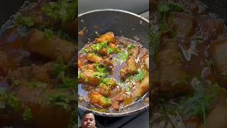 Pork Masala In Assamese Type food cooking recipe pork shorts short trending youtubeshorts [upl. by Enerual]