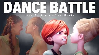 THE DANCE BATTLE from Leap Ballerina Movie Live Action vs Animation💥🔥 [upl. by Chaney92]