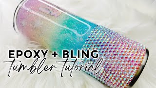 Rhinestone Tumbler Tutorial [upl. by Jann]