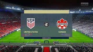 🇺🇲 USA vs Canada 🇨🇦  Friendlies Match   Ft Pulisic  McKennie  Davies [upl. by Milman]