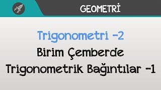 Trigonometri  Birim Çemberde Trigonometrik Bağıntılar 1 [upl. by Immac]