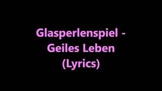 Glasperlenspiel  Geiles Leben Livevideo [upl. by Anaynek]