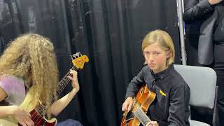 Jamming  Tal Wilkenfeld amp Saxon Weiss guitar at NAMM SHOW 2024 [upl. by Thackeray]