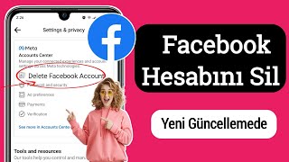 Facebook Hesabı Nasıl Silinir 2024  Facebook Hesap Kapatma Silme 2024 [upl. by Rainah]