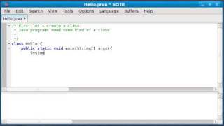 Java Development on Linux easy beginner tutorial [upl. by Dalli523]