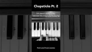 Chopsticks Piano Tutorial  Part 2  with Portland Piano Lessons [upl. by Niela187]