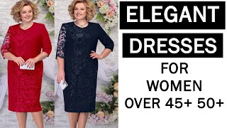 40 Outstanding Elegant Dresses for Women Over 40 50 60 3 [upl. by Smukler]