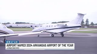 Jonesboro Municipal Airport receives Airport of the Year Award [upl. by Annoit]