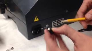 Changing the fuse on a WENXING Key Machine [upl. by Dalohcin]