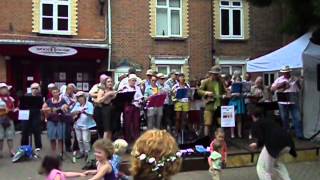 Wimborne Ukulele Band perform I wanna be like you from the film The Jungle book [upl. by Yraccaz]