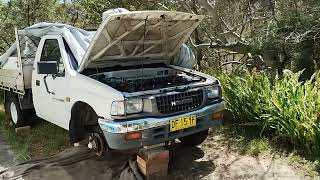 1995 Holden rodeo 26 Starter motor removal [upl. by Mccready328]